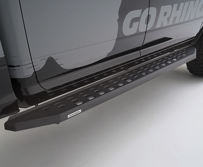 Ford F-250 Running Boards - Go Rhino - RB20 - Textured Black - `99-`16